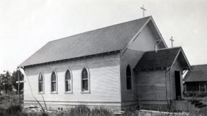 Early Catholic Church, Grass Valley, Oregon.