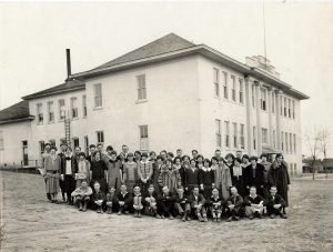 Sherman County's Moro School, Moro, Oregon. Date unknown.