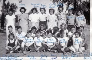 Mrs. Zevely's class, 1948 at the Moro Grade School.