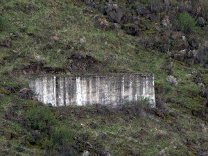An old cistern in the community of Grant, Oregon.