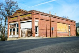 Crosfield brick commercial building, Wasco, Oregon