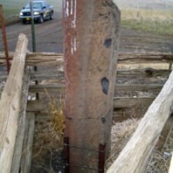 Photo of Basalt Monument on Oregon Trail near McDonald