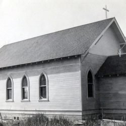 Early Catholic Church, Grass Valley, Oregon. Date unknown.