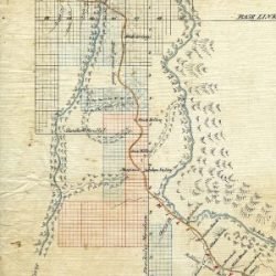 Photo of The Dalles Military Road map.